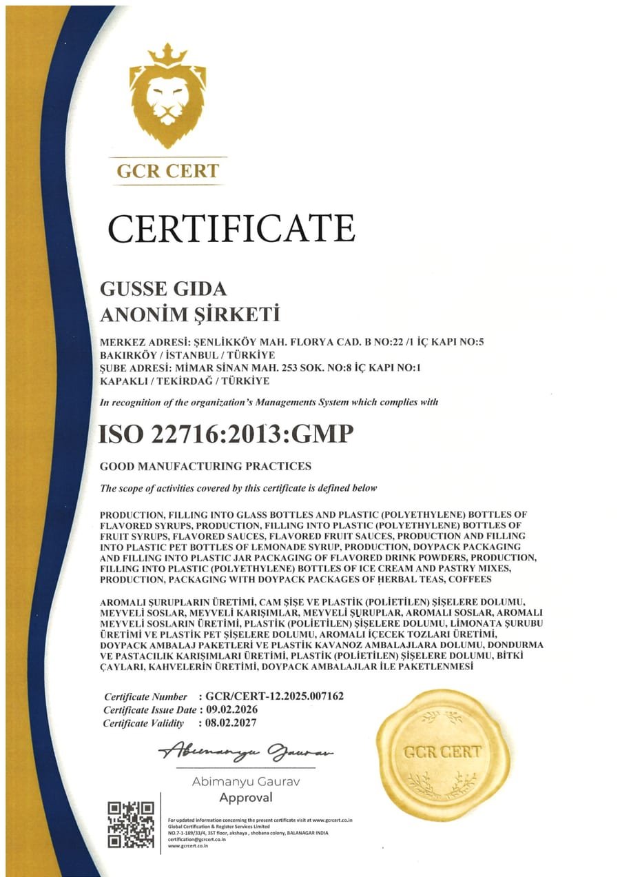 GMP (ISO 22716)